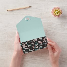 Süße Tier mit farbenfrohen Koala-Mustern und Blume All In One Einladung