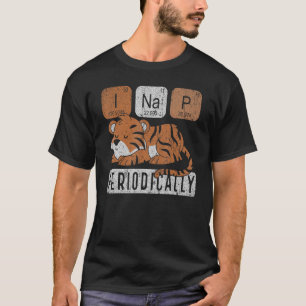 Süße Tier Napping Periodischer Tischschläfrig lust T-Shirt