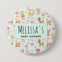 Süße Tier Pattern Baby Dusche