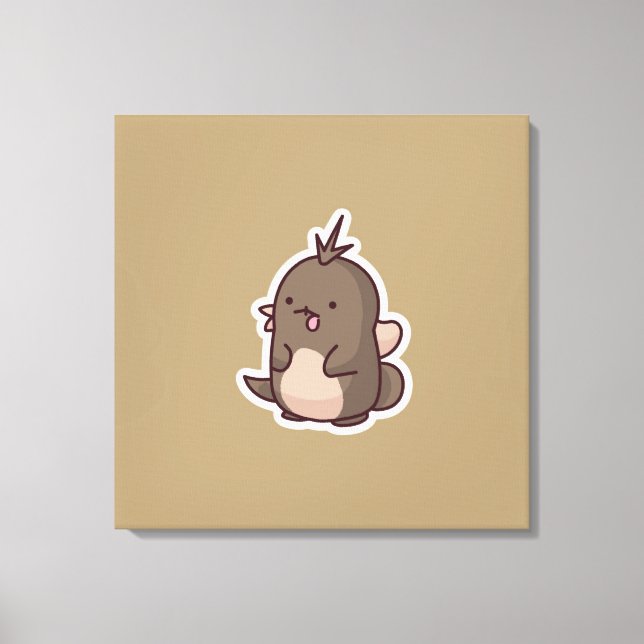 Süße Tier Prints Leinwanddruck (Vorderseite)