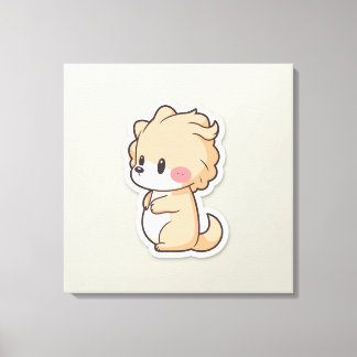 Süße Tier Prints Leinwanddruck