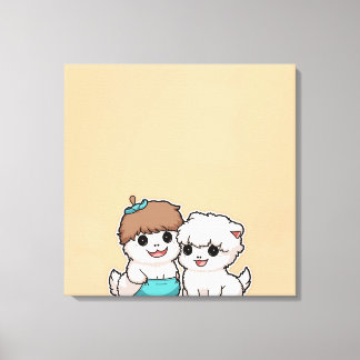 Süße Tier Prints Leinwanddruck