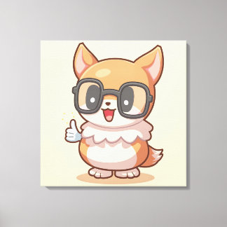 Süße Tier Prints Leinwanddruck