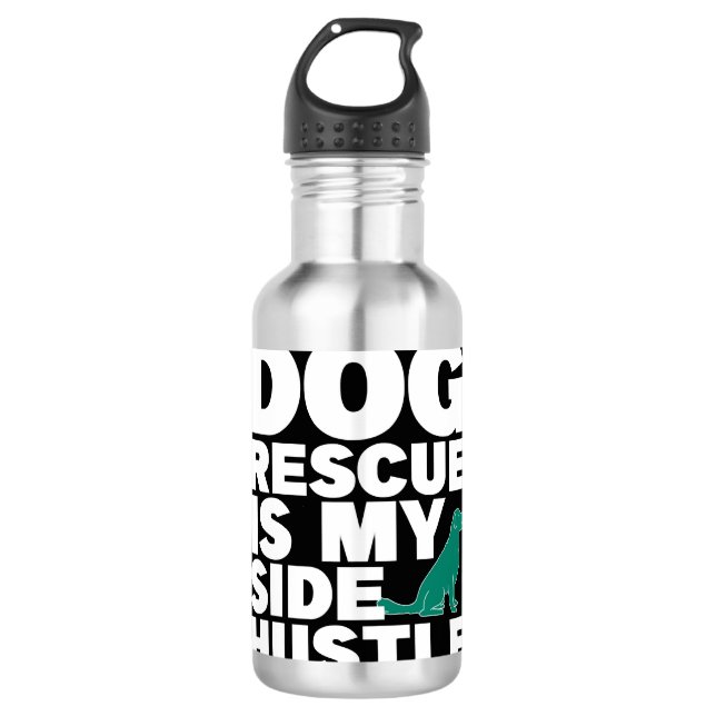 Süße Tier Rescue Edelstahlflasche (Vorderseite)