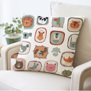 Süße Tier sieht Adorable Cartoon Spaß Kinder Kissen