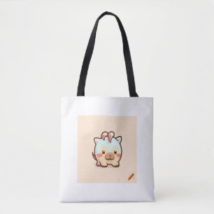 "Süße Tier Sticker Design Tote Bag - Spaß und Pla