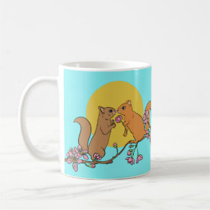 Süße Tier Tasse mit Eichhörnchen