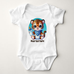 Süße Tier-Tiger Baby Strampler