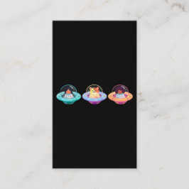 SÜSSE TIER UFO VISITENKARTE