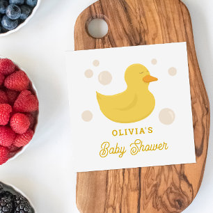 Süße Tier-Vogelspielzeug. Gelbe Dusche Serviette