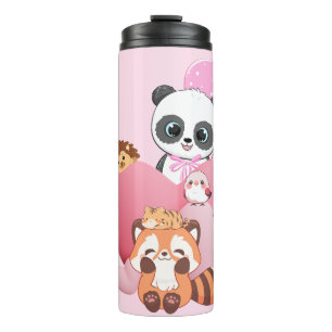 Süße Tierdesigns Thermosbecher
