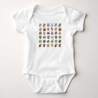 süße Tiere Baby Strampler