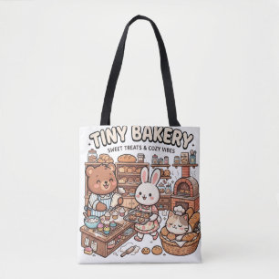 Süße Tiere backen Cupcakes und Brot