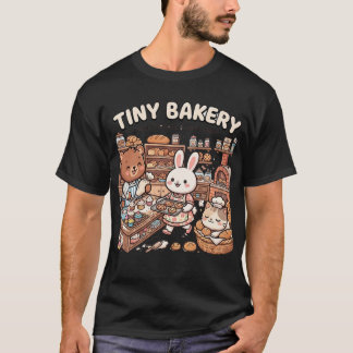 Süße Tiere backen Cupcakes und Brot T-Shirt