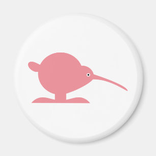 Süße Tiere im Zoo 5: Niedliche kleine Kiwi Magnet