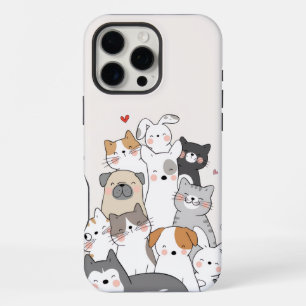 süße Tiere iPhone 16 Pro Max Hülle