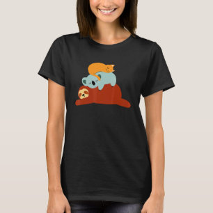 Süße Tiere Koala Faultier Katze Kätzchen T-Shirt
