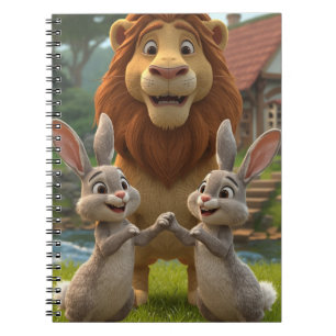 Süße Tiere Rückkehr-zur-Schule-Notizbuch Notizblock