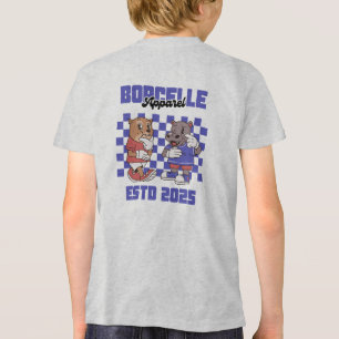 Süße Tierillustrationen Tri-Blend Shirt