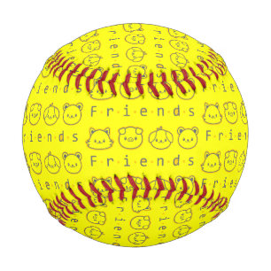 Süße tierische Freunde Gesicht Case-Mate iPhone-Hü Baseball