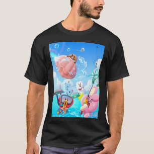 Süße tierische Freunde Sommerfischen Strand - Ozea T-Shirt