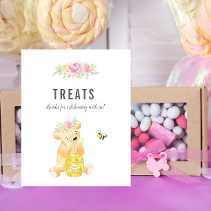 Süße Tische Dekoration Mädchen Teddybär Baby Showe