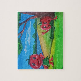 Süße Tomaten-Freunde Kinderpuzzle Puzzle