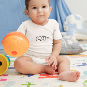 Süsse-Torten-Gleichungs-PU-TagesShirt Baby Strampler