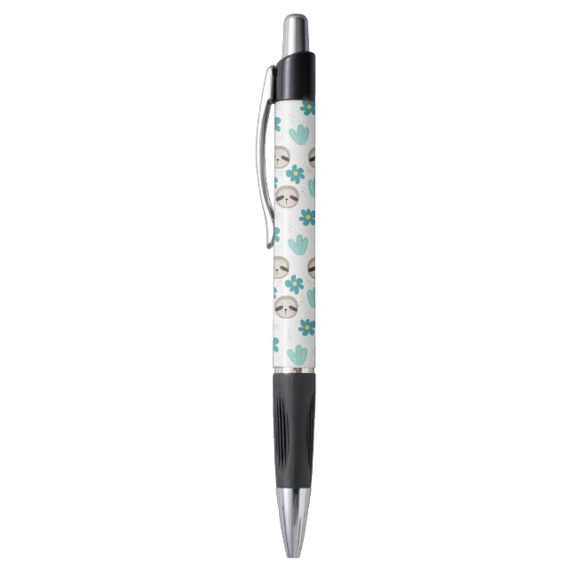 Süße Trägheits-Blumenmuster Kugelschreiber (Oberseite (Vertikal))