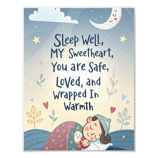 Süße Träume Cozy Kids Poster (Vorne)