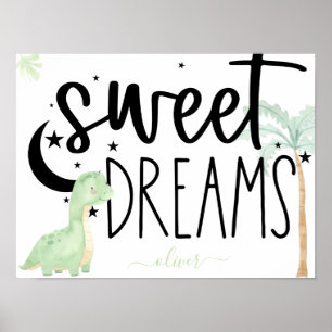 Süße Träume Dinosaurier Poster