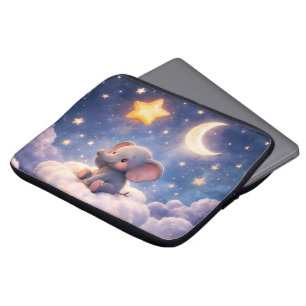 Süße Träume Elefant 12 Neopren-Laptop-Hülle Laptopschutzhülle