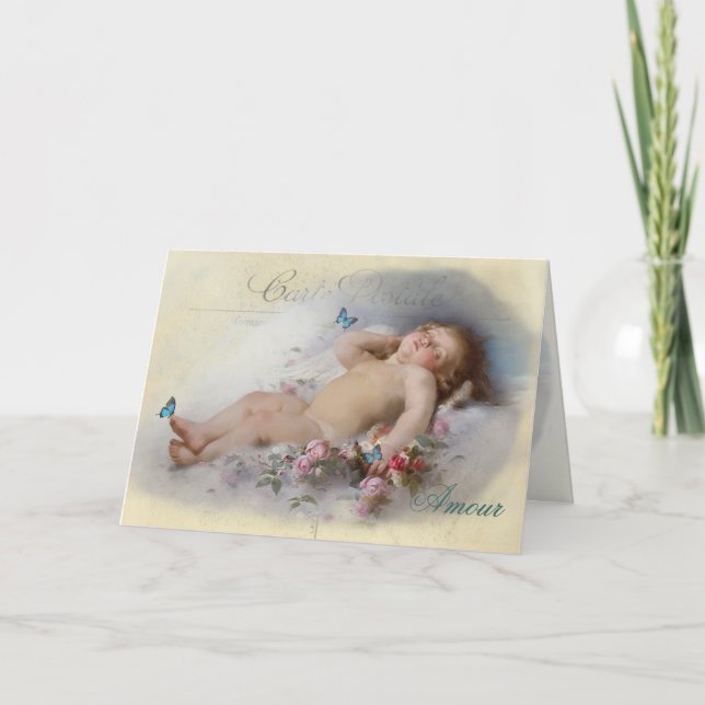 Süße Träume, glücklich zum Geburtstag Karte (Vorderseite)