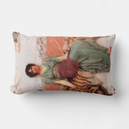 Süße Träume (schöne römische Frau auf der Tigerhau Lendenkissen