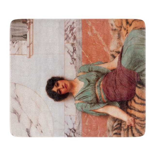 Süße Träume (schöne römische Frau auf der Tigerhau Schneidebrett (Vorderseite)