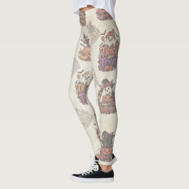 Süße Trick-or-Treat-Geist-Halloween-Leggings Leggings