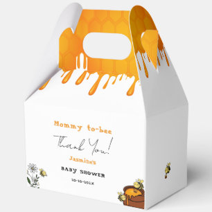 Süße triefende Honigwabe werdende Bienenmama Baby- Geschenkschachtel