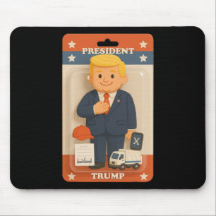 Süße Trump-Aktionsfigur Trend-Shirt Mousepad