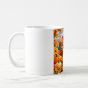 Süße Truthahn-Kinder-Erntedank-Tasse Kaffeetasse