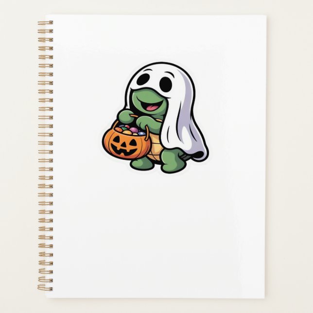 Süße Turtle Ghost Kostüm � Adorable Halloween Tri Planer (Vorderseite)
