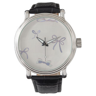 Süße Uhr mit Schleife