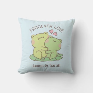 Süße umarmende Frösche Frogever Liebespaar Raumdek Kissen