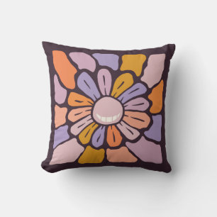 Süße und bunte Blumenzeichnung-Digitale Malerei Kissen