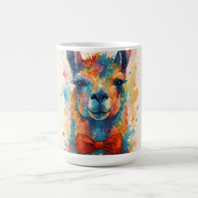Süße und bunte Llama-Tasse Kaffeetasse (Mittel)