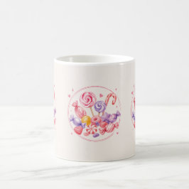 Süße und bunte Tasse für Candy-Fans
