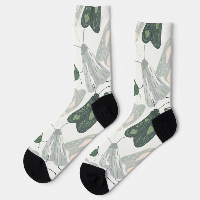 Süße und coole Charakter-Sockendesigns Socken (Linkes Detail)