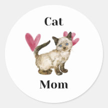 Süße und einfache Katzenmutter