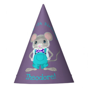 Süße und elegante kleine Maus, individuelle Geburt Partyhütchen