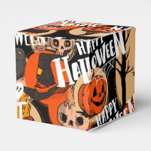 Süße und gruselige Halloween-Spooky-Vibes Geschenkschachtel