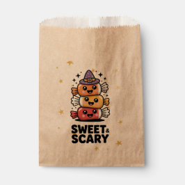Süße und gruselige niedliche Halloween-Süßigkeiten Geschenktütchen